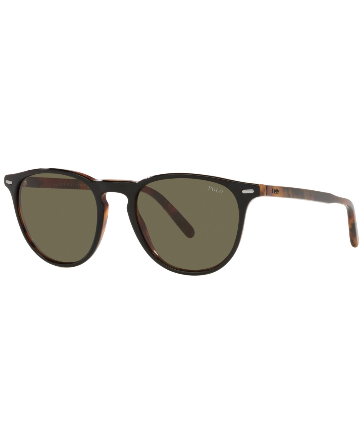 Polo Ralph Lauren Men's Sunglasses, Ph4181 51 In Shiny Black Havana