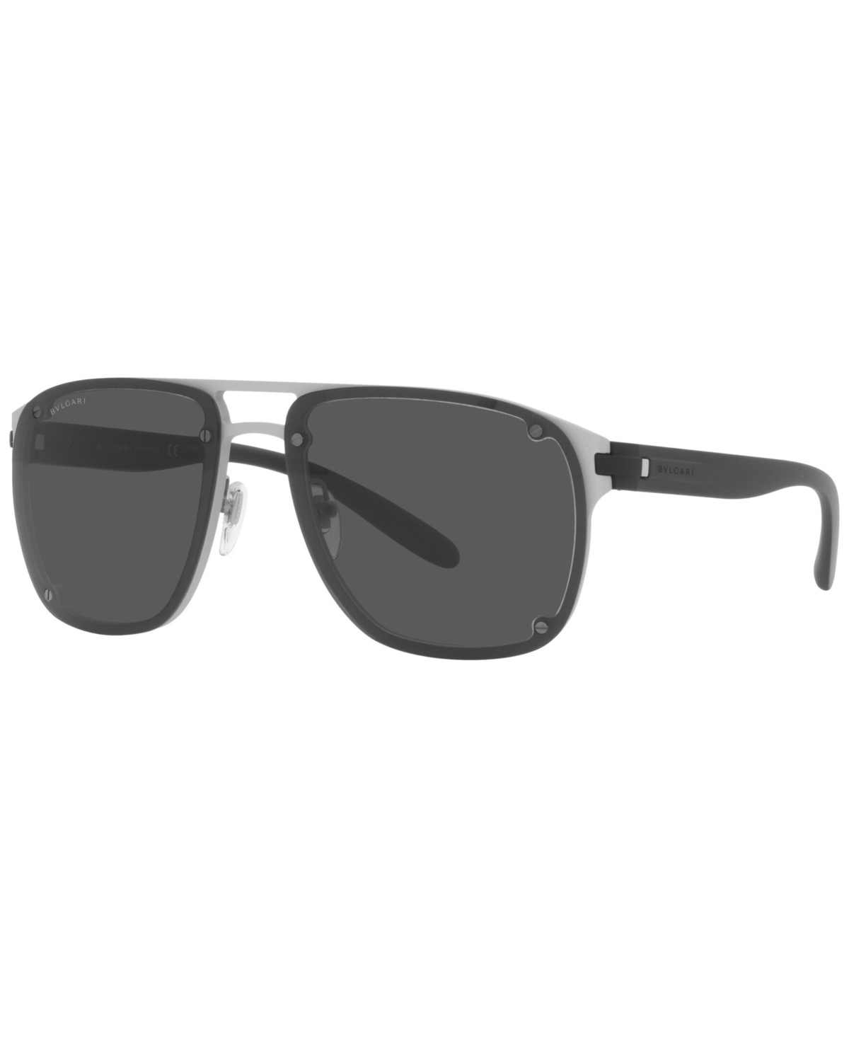 Bvlgari Men's Sunglasses, Bv5058 60 In Matte Aluminium