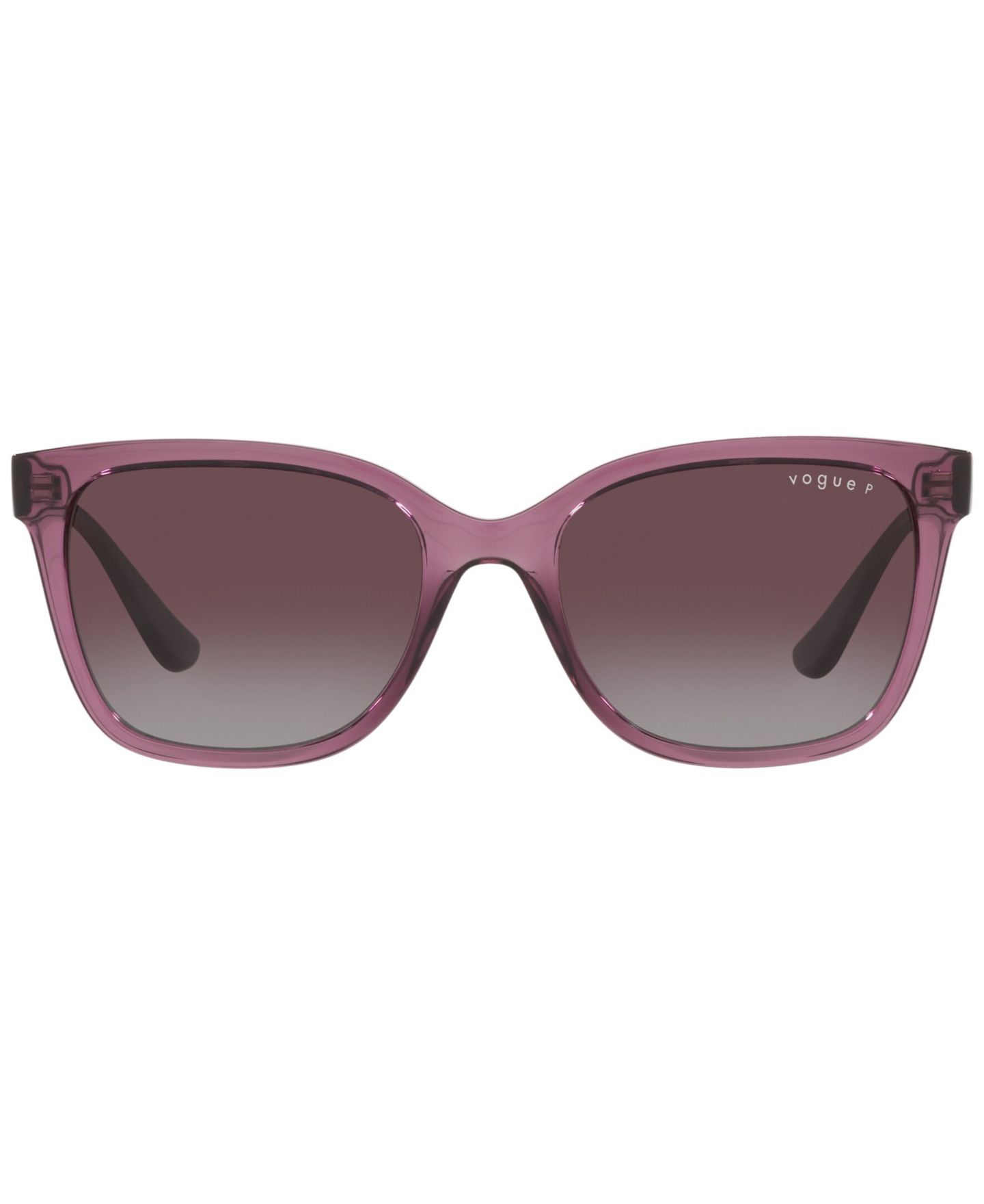 Женские солнцезащитные очки Vogue Eyewear Polarized Sunglasses, VO5426S, цвет: Прозрачный фиолетовый — фото 3