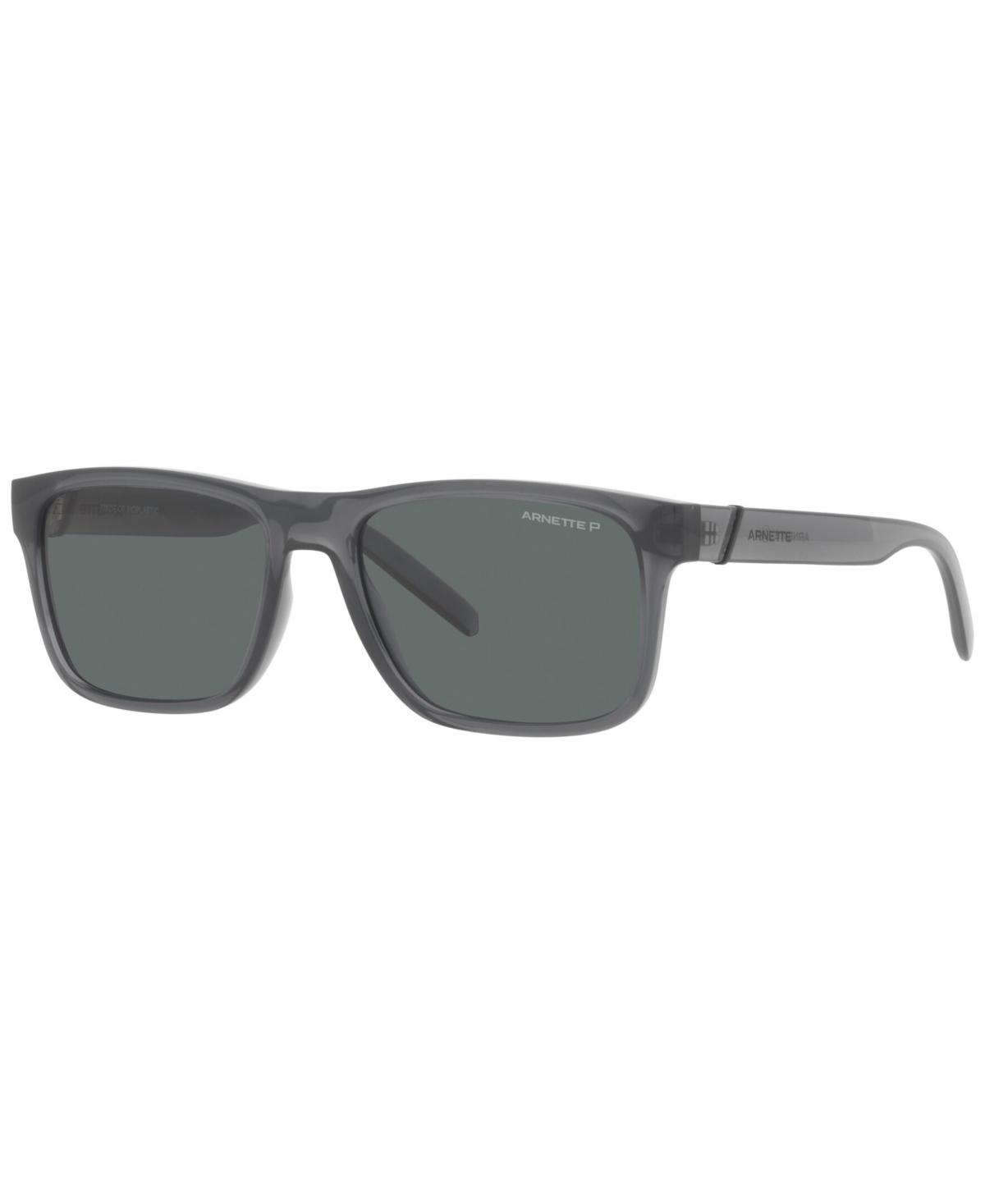 Unisex Polarized Sunglasses, AN4298 Bandra 55 - Transparent Gray
