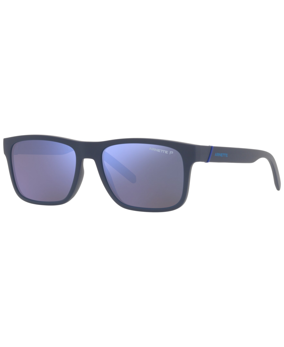 Arnette Unisex Polarized Sunglasses, An4298 Bandra 55 In Matte Navy Blue