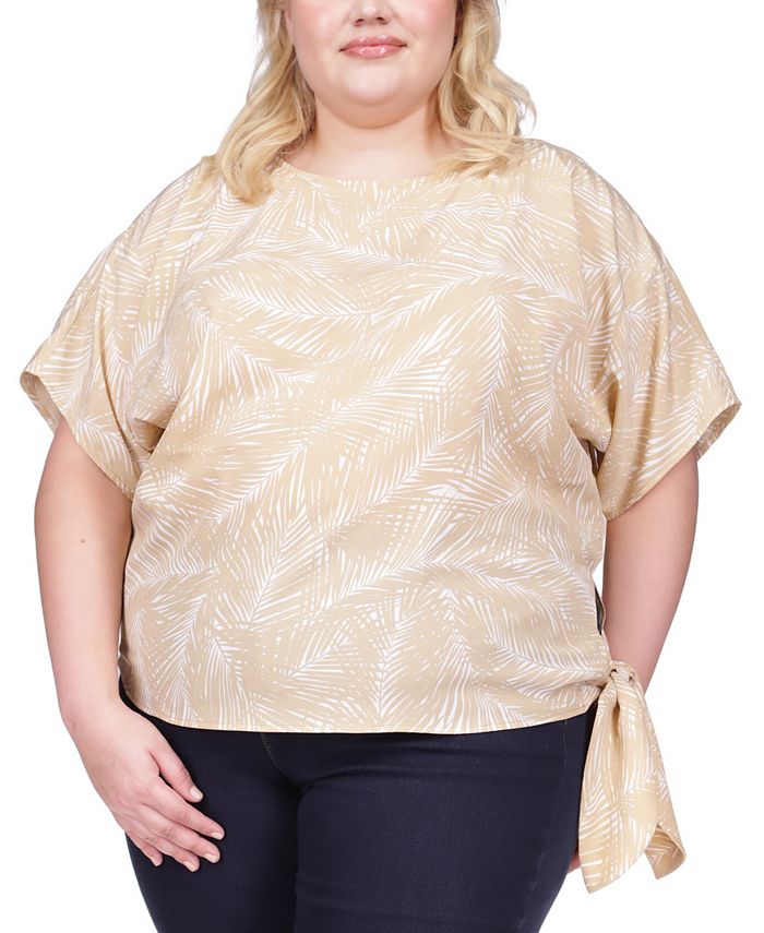 Michael kors outlet side tie blouse