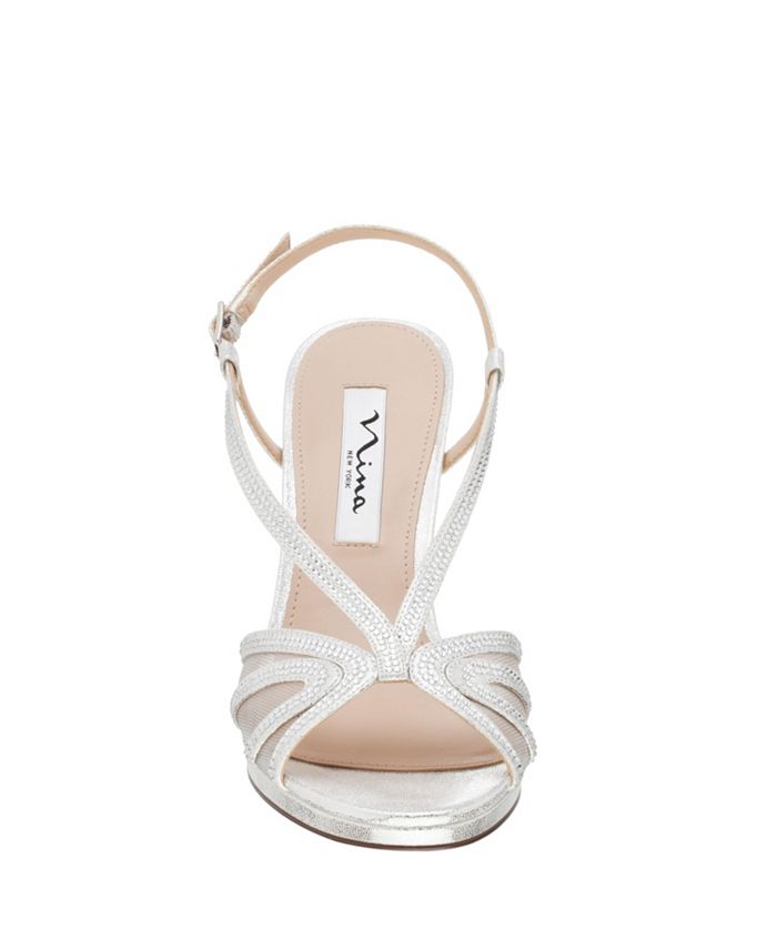 Nina Barbara Slingback High Heel Dress Sandals & Reviews - Sandals ...