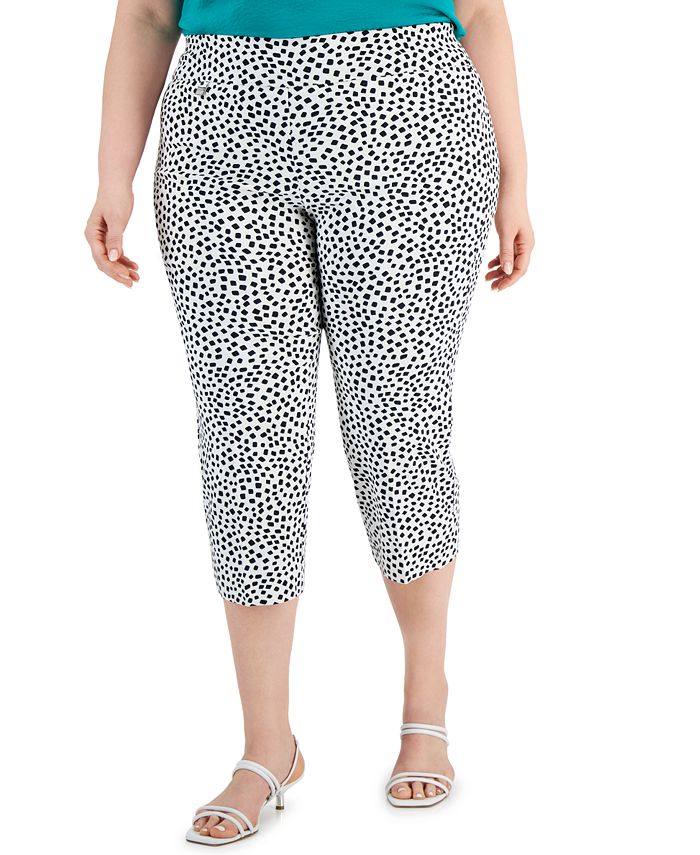 Alfani Tummy-Control Slim-Leg Pants, Created For Macy's - Macy's