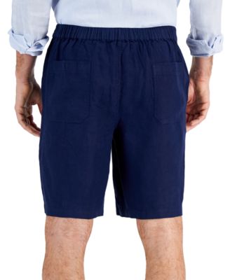 Men's 100% Linen Drawstring Shorts