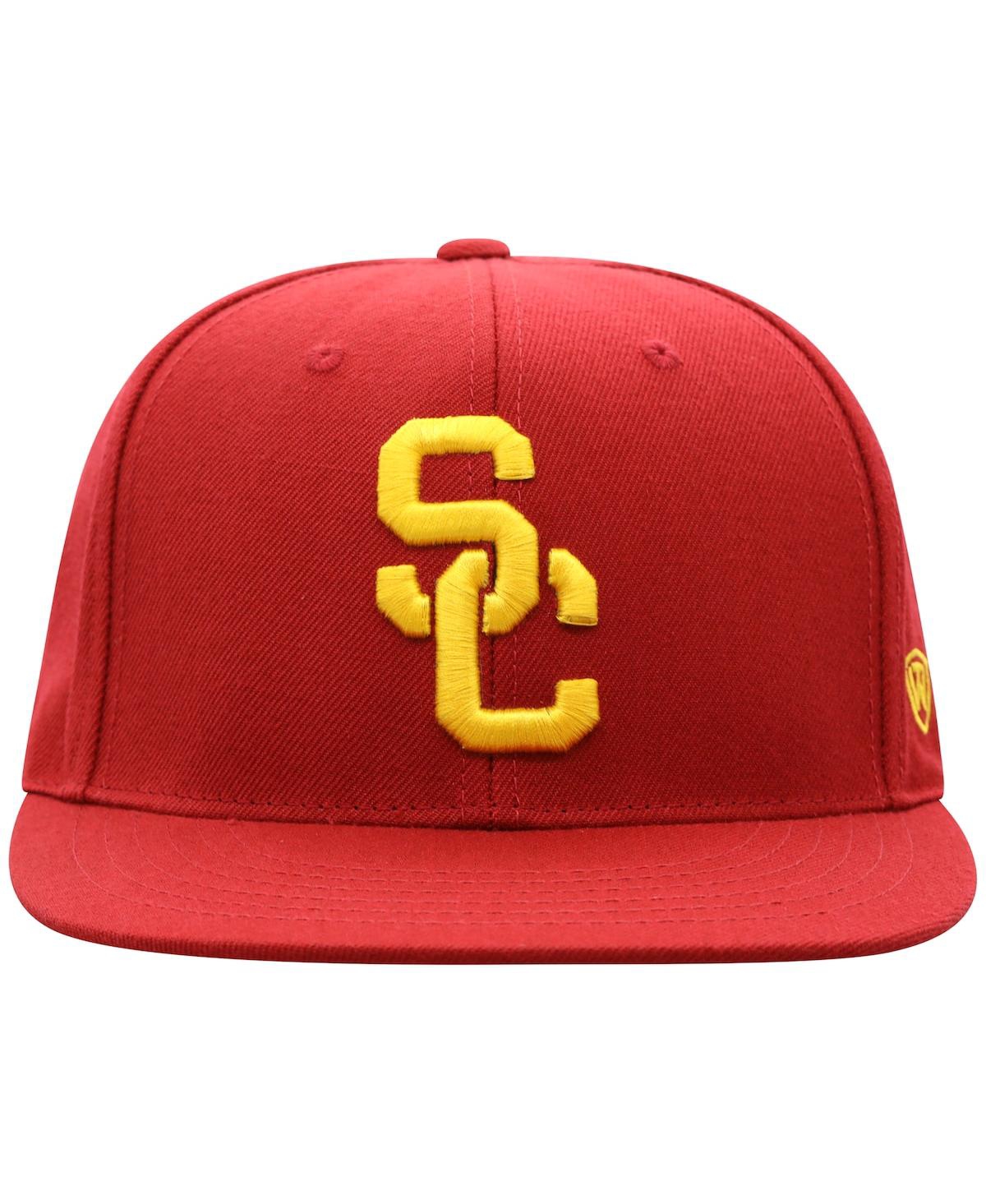 Men's Top of the WorldUsc Trojans Team Color Fitted Hat - Cardinal