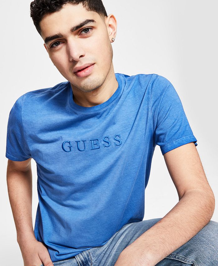 GUESS Men's Classic Logo-Print T-Shirt - Macy's
