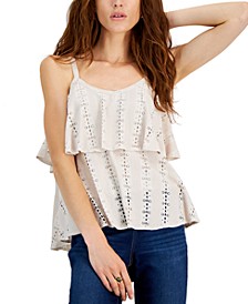 Women's Lace Eyelet Tank Top, Created for Macy's