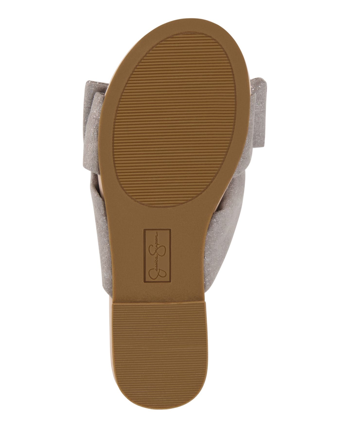 Сандалии Jessica Simpson Flat Bow Sandal для девочек, цвет: Серебряный — фото 7