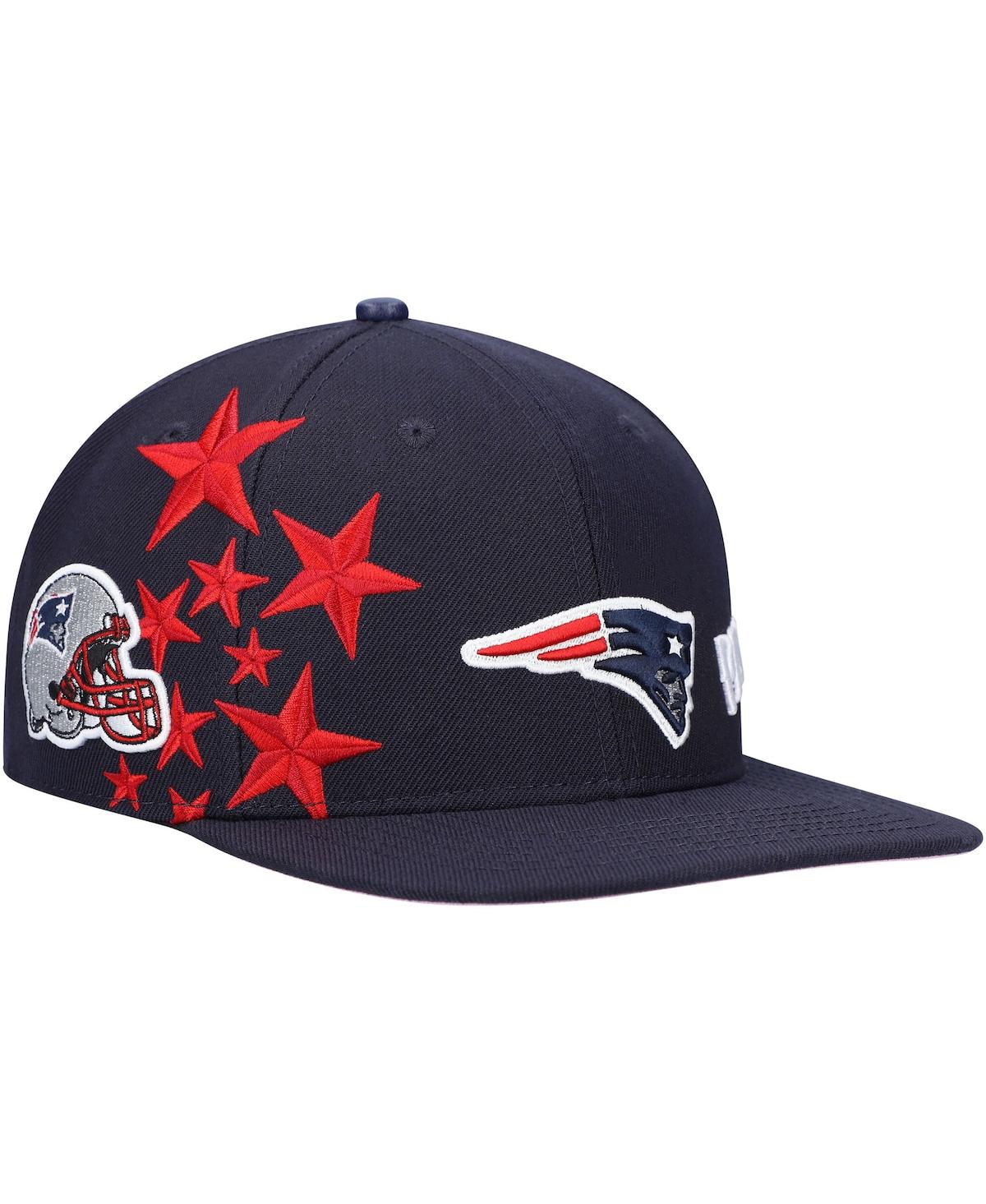 Men's Pro Standard New England Patriots Navy Stars Snapback Hat - Navy