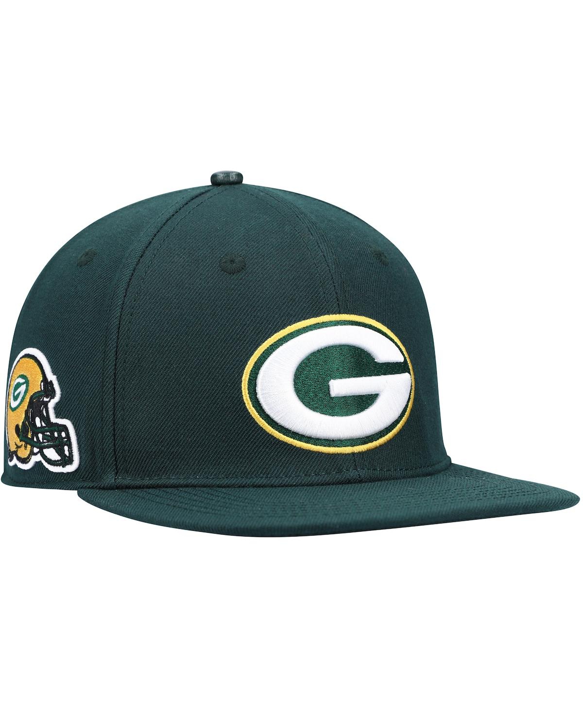 Men's Pro Standard Green Green Bay Packers Logo Ii Snapback Hat - Green