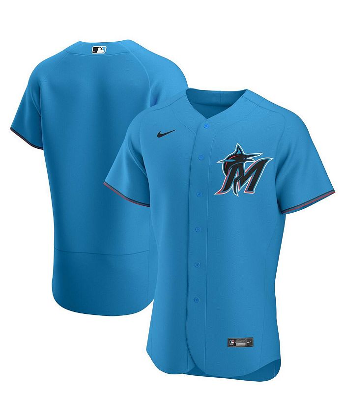 Nike Men's Miami Marlins Official Blank Replica Jersey - Macy's
