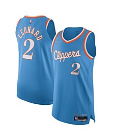 Men's Kawhi Leonard Light Blue LA Clippers 2021/22 Authentic Player Jersey - City Edition