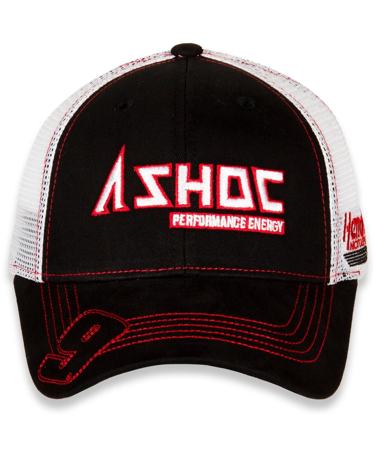 Men'sand White Chase Elliott Ashoc Adjustable Hat - Black, White