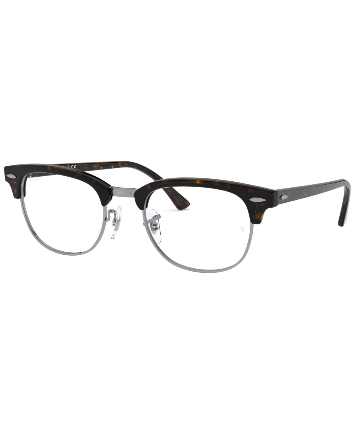 RX5154 Unisex Square Eyeglasses - Transparent
