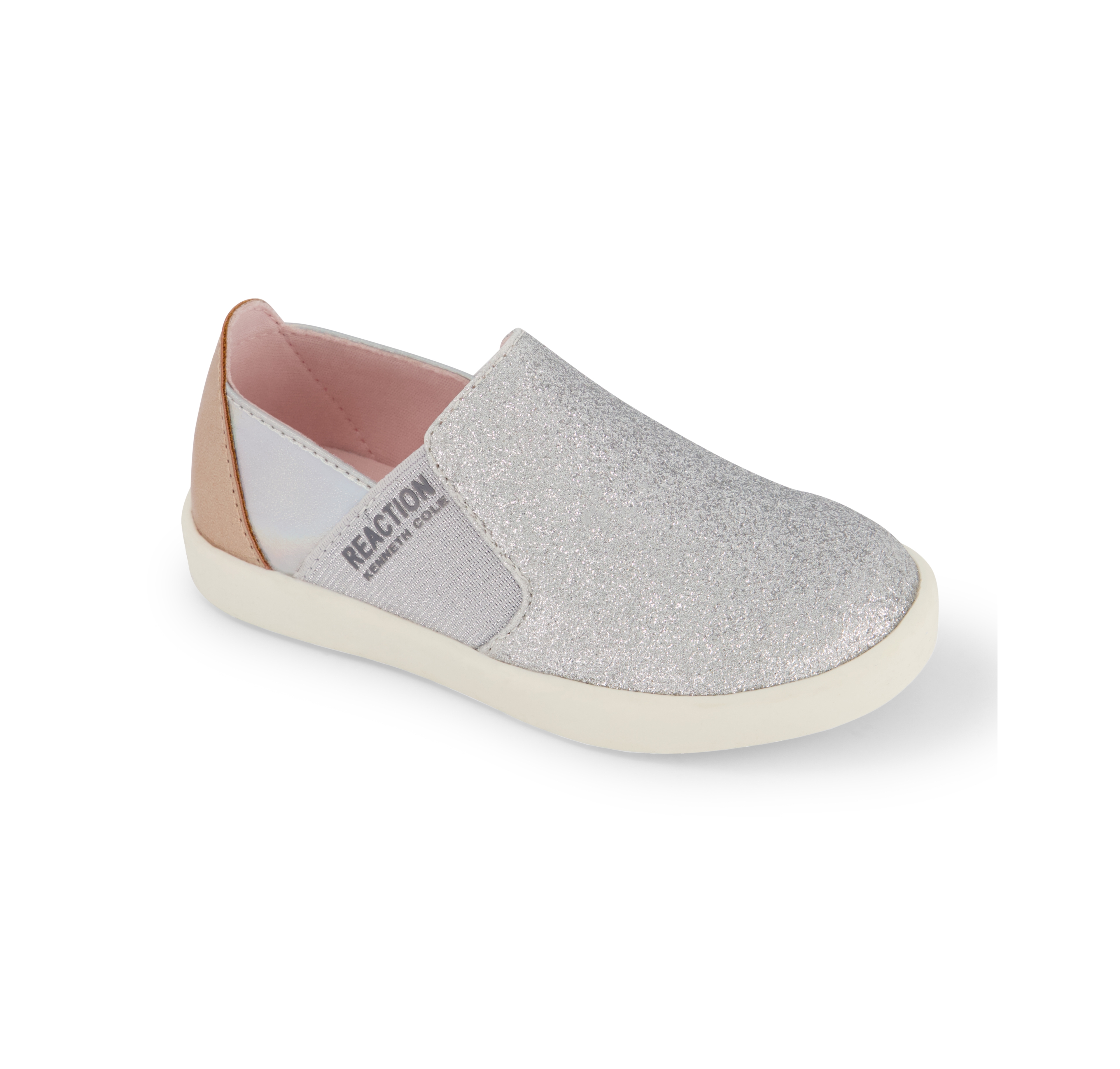 Kenneth Cole New York Toddler Girls Glitter Slip On Sneakers
