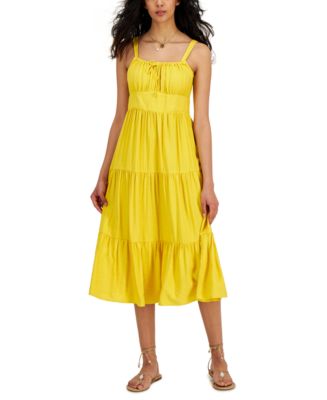 INC International Concepts Women's Tiered Midi Dress, Created for Macy ...