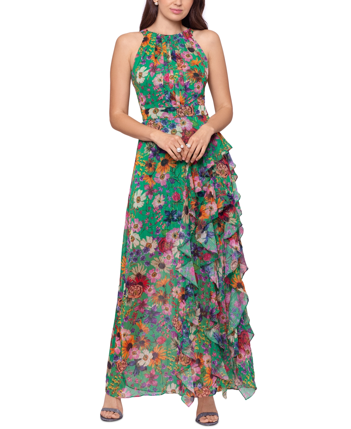 ruffled halter