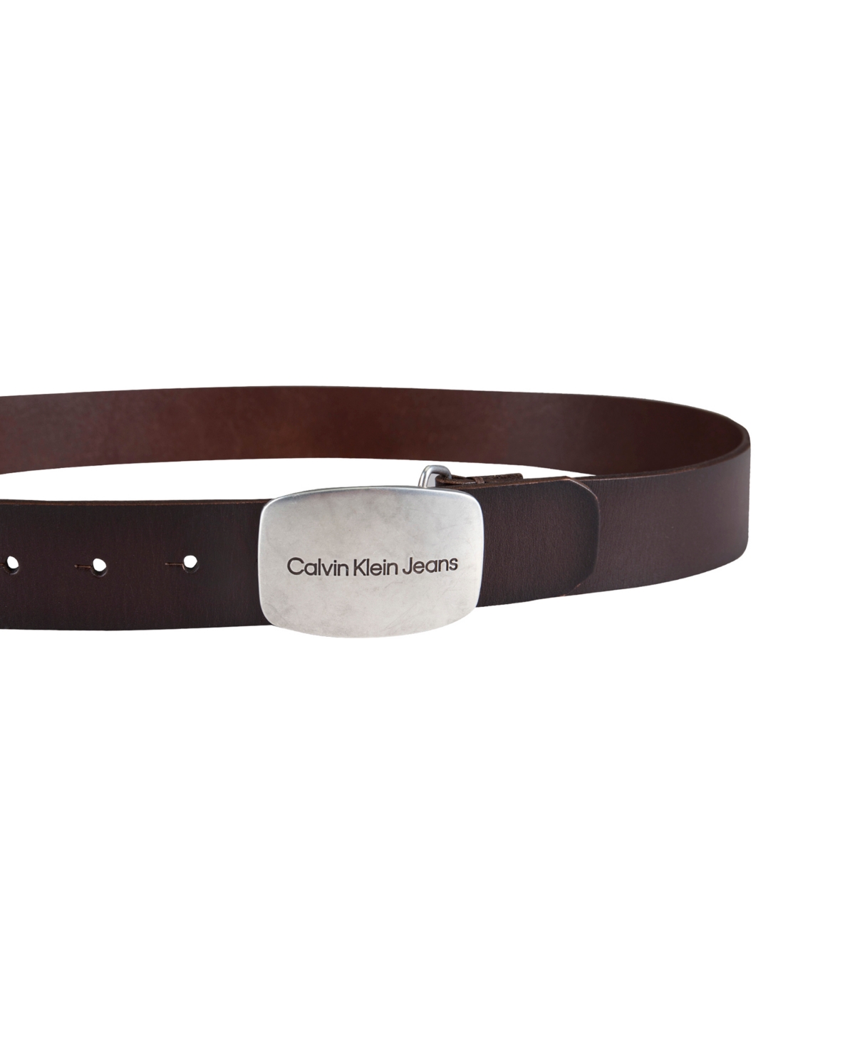 Calvin Klein Women's Jeans Casual Plaque Buckle Belt