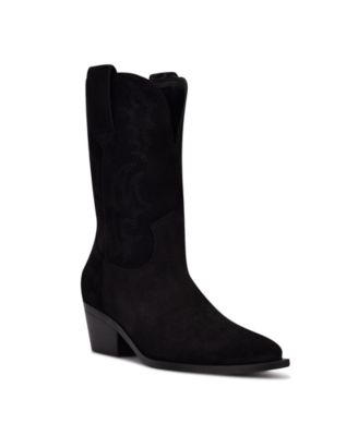 nine west narrow calf boots