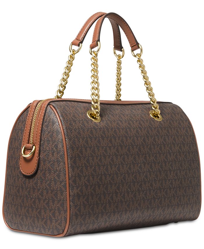 Michael Kors Logo Blaire Small Duffle Satchel Macy's