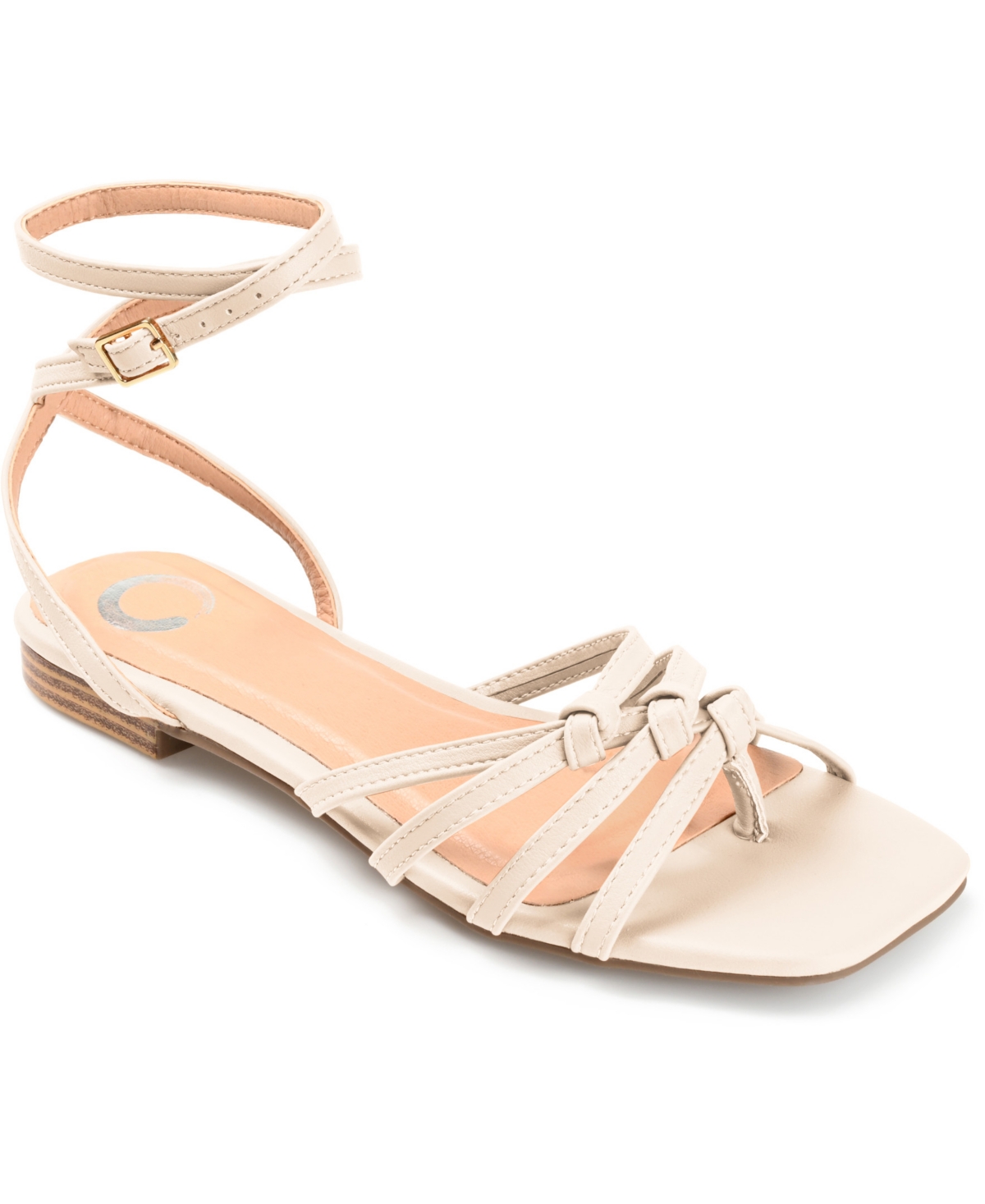 Journee Collection Collection Women's Indee Sandal In Off White