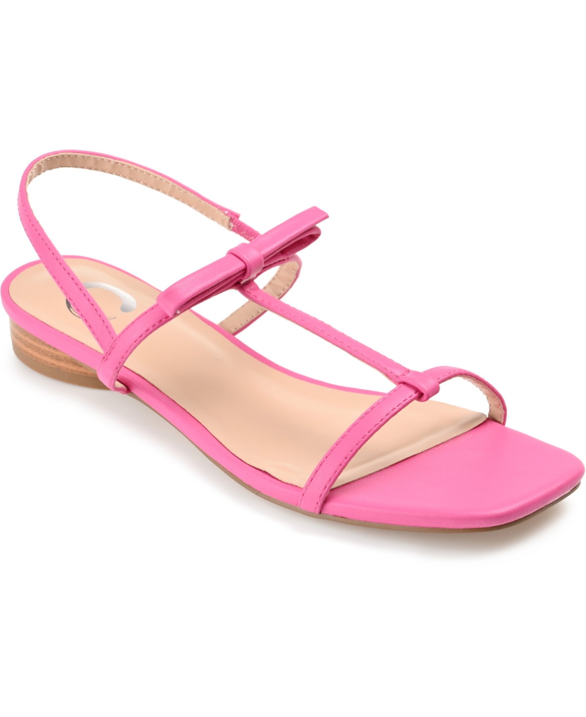 Women's Zaidda T Strap Flat Sandals - Tan