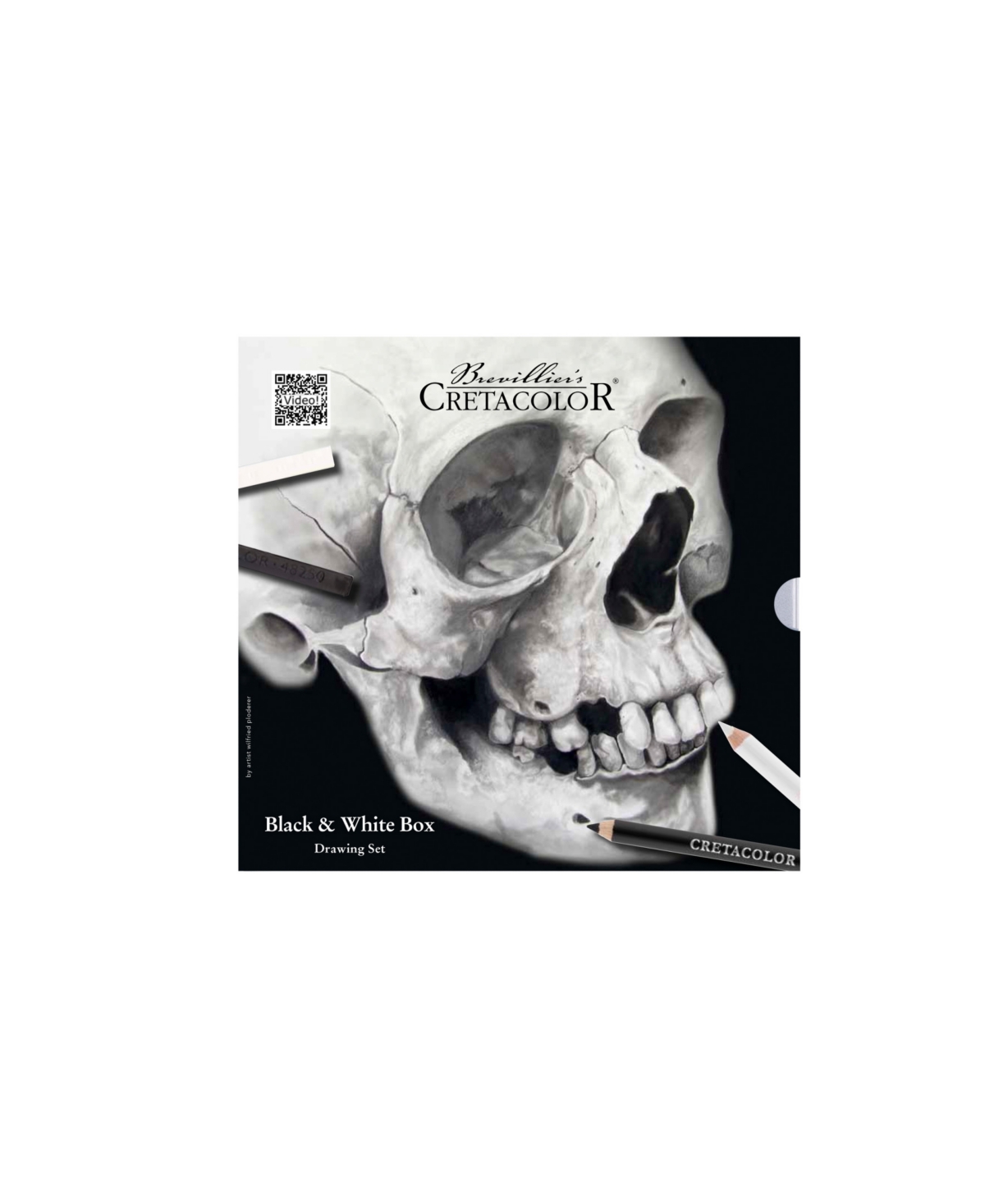 Skull Edition Drawing Tin Set, Set of 25 - Multi