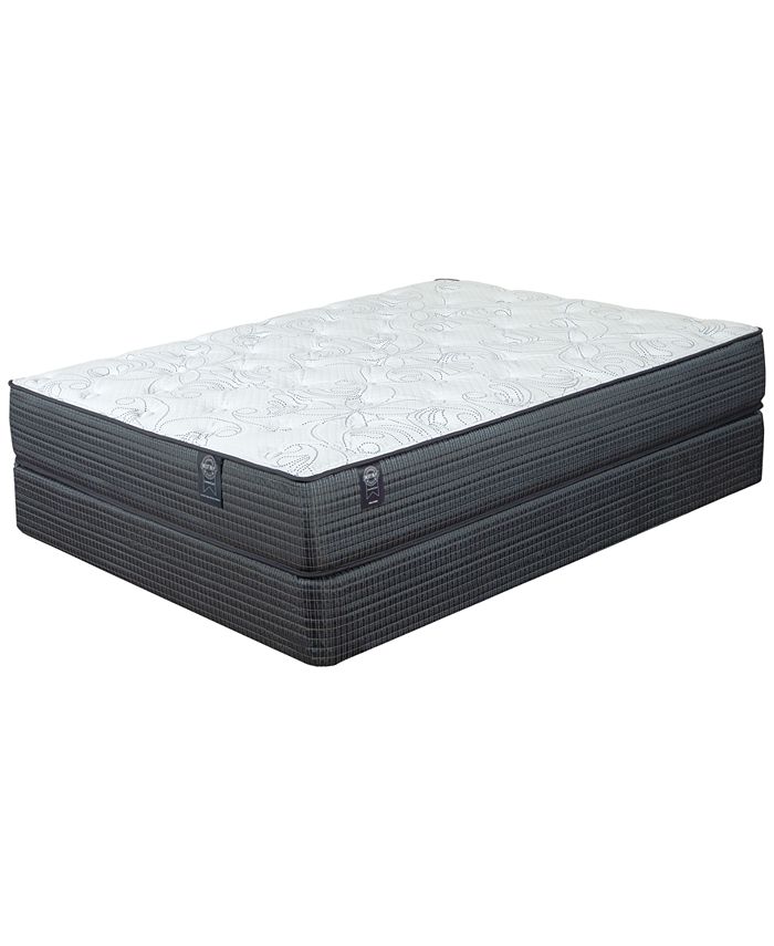 Restonic Averil 11" Cushion Firm Mattress Set Queen, Created for Macy