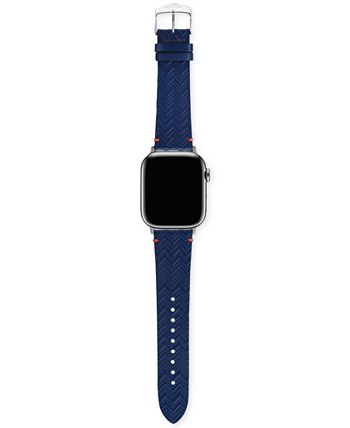Missoni - Blue Leather Strap for Apple Watch&reg; 42mm/44mm