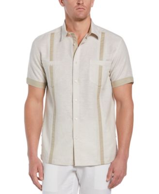 Cubavera Men's Dobby Guayabera Shirt 