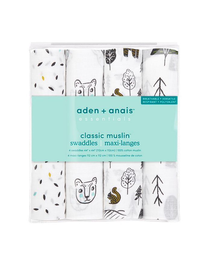 aden by aden + anais Making Sense Swaddle Blankets, Pack of 4 & Reviews