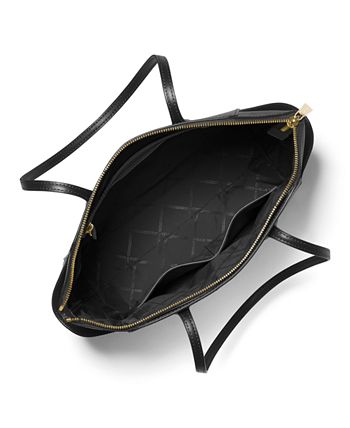 Michael Kors Marilyn Medium Top-Zip Leather Tote & Reviews - Handbags ...
