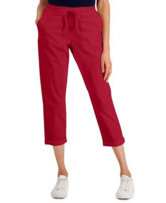 Style \u0026 Co Pull On Cuffed Utility Pants 