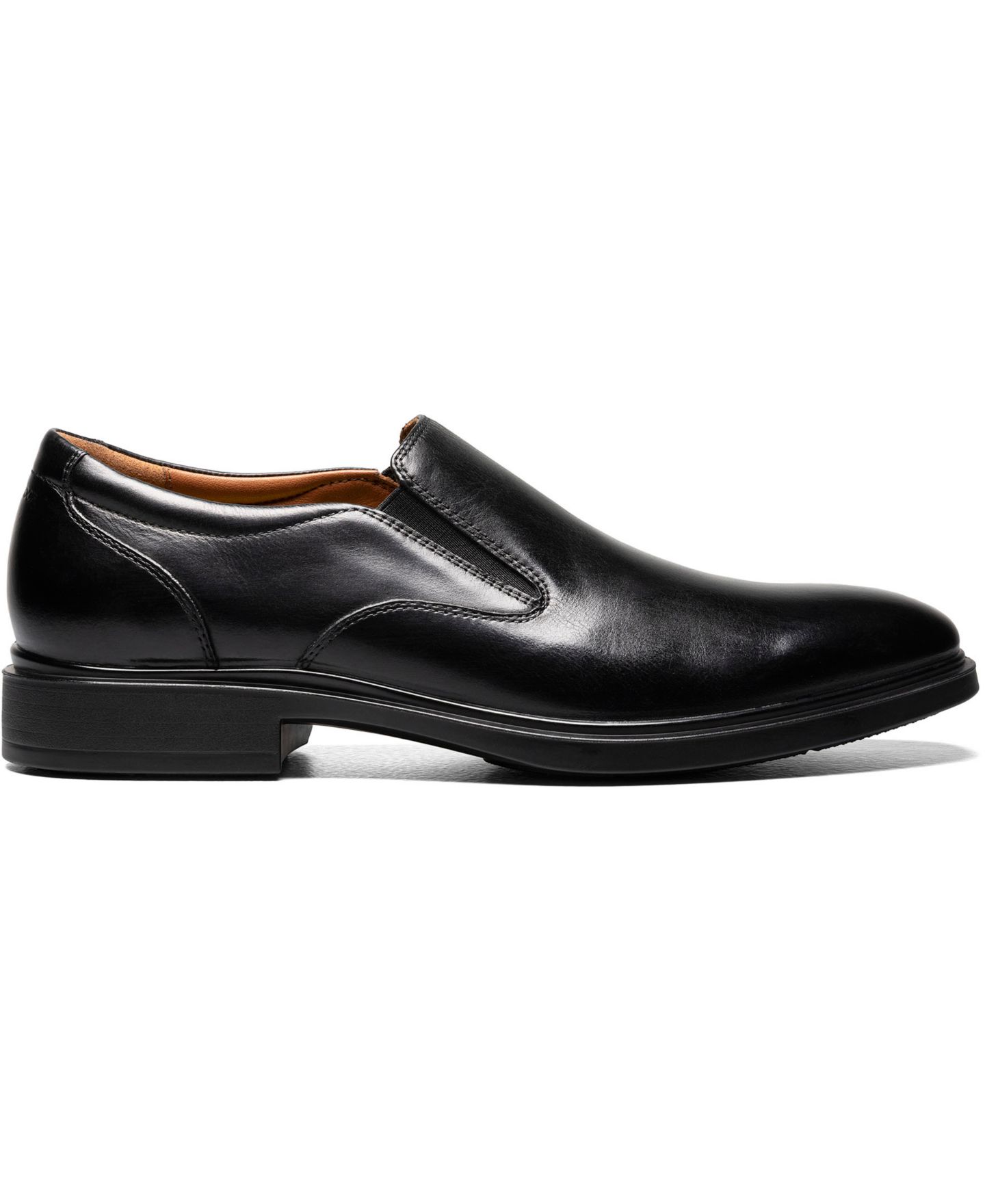 Мужские туфли Florsheim Forecast Water Resistant Plain Toe Slip On, цвет: Чёрный — фото 2