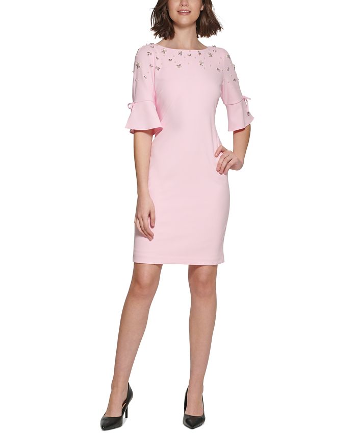 Karl lagerfeld top pink dress
