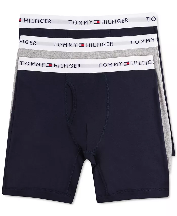 Men's Classic Cotton Boxer Briefs, 3-Pack