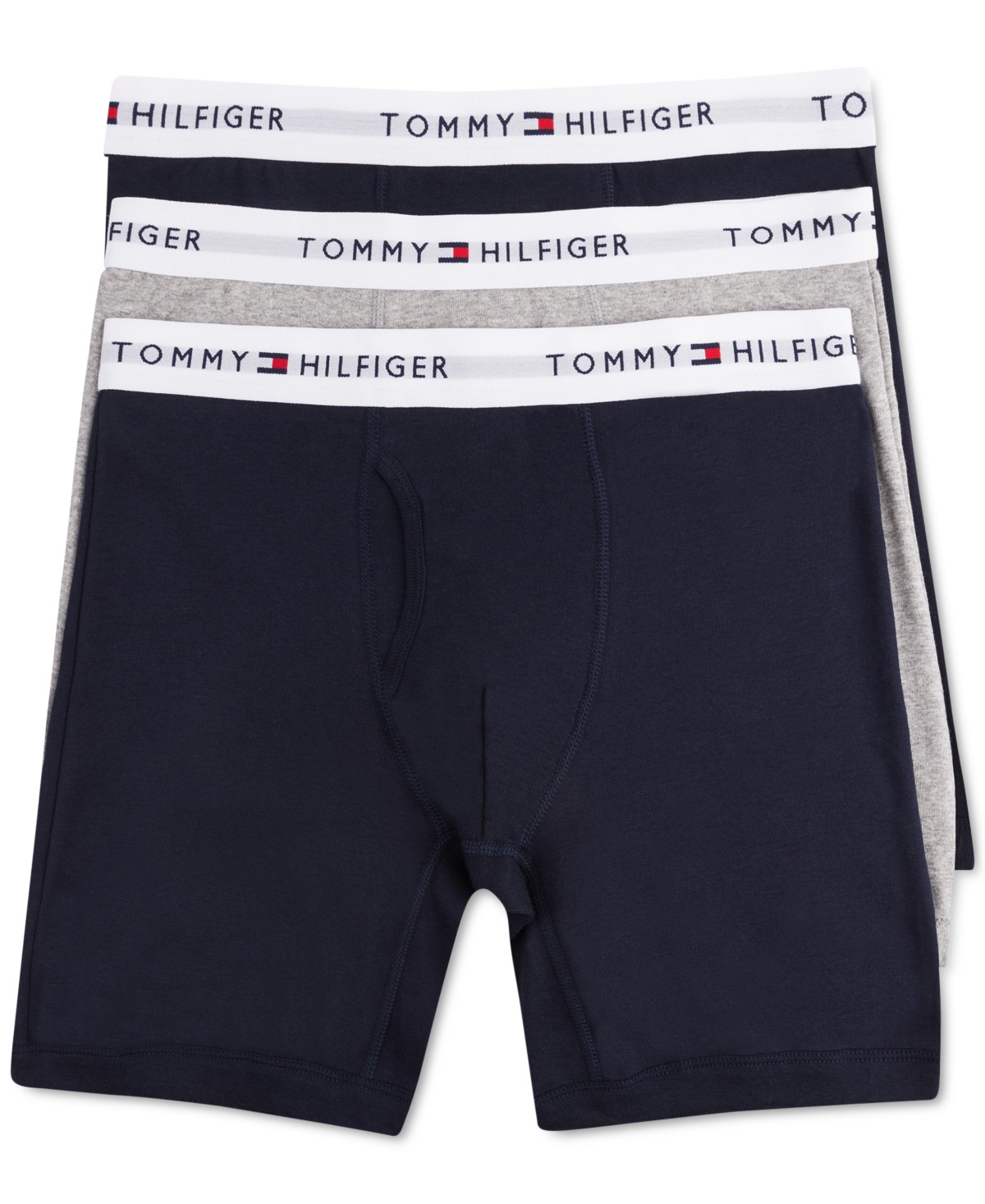 Трусы-боксеры Classic для мужчин, хлопок, 3 шт. — Tommy Hilfiger — фото 1