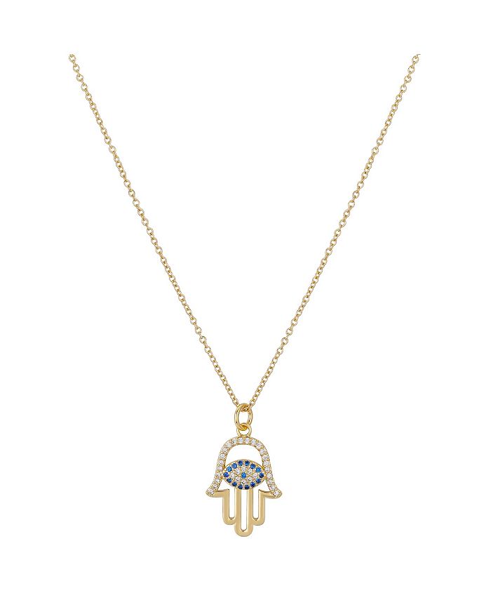 Macy's hamsa necklace outlet