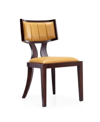 Pulitzer 2-Piece Leatherette Upholstered Dining Chair Set
