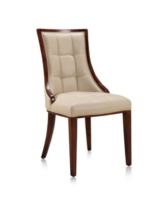 Fifth Avenue 2-Piece Leatherette Upholstered Dining Chair Set