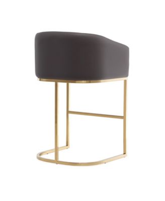 Louvre 3-Piece Leatherette Upholstered Counter Stool Set