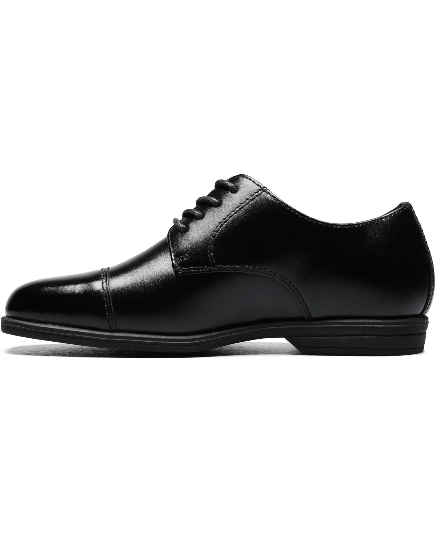 Туфли Florsheim Reveal Cap Toe Jr. Oxford Shoes для мальчиков-малышей, цвет: Чёрный — фото 5