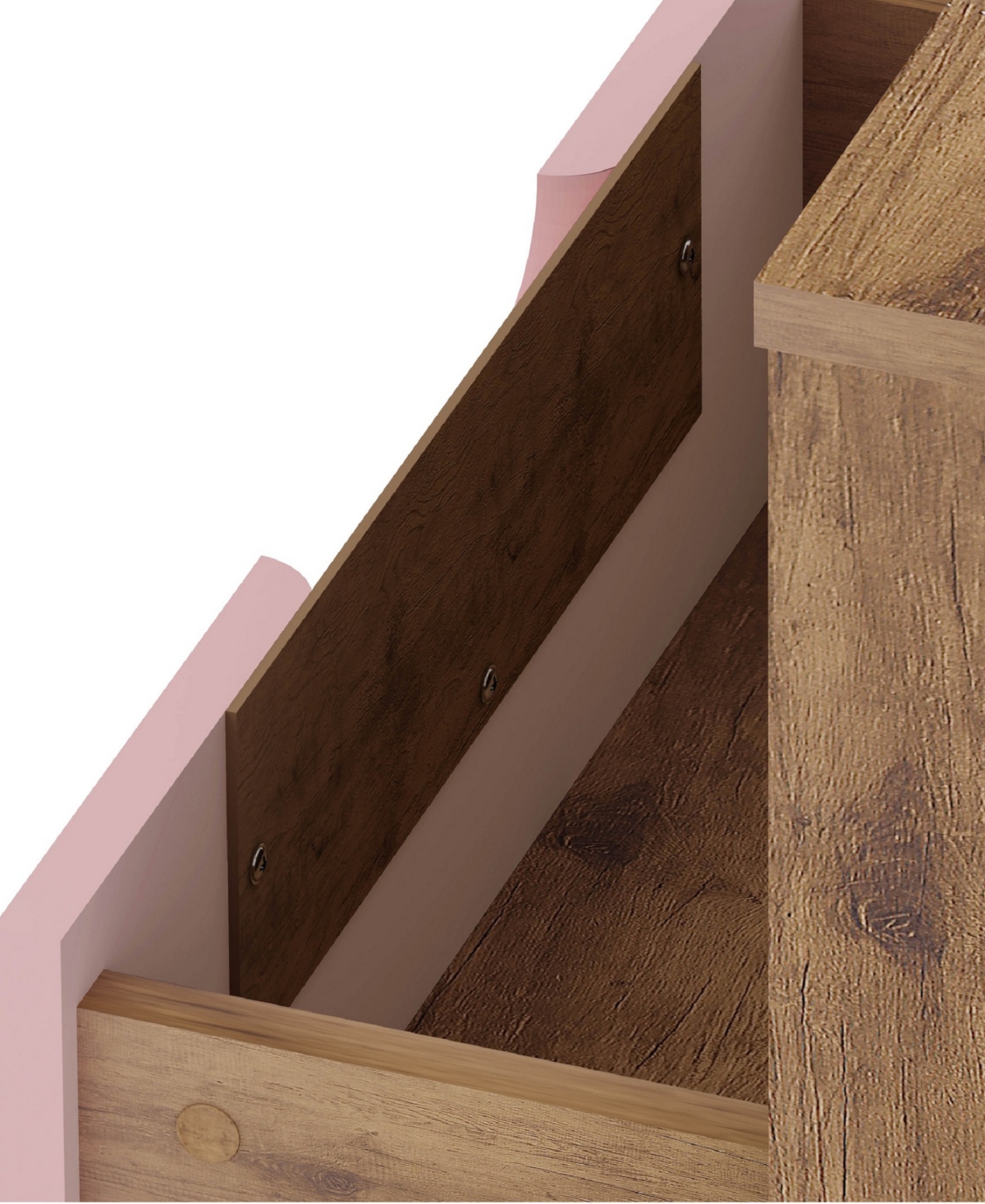 Rockefeller Nightstand 1.0, Set of 2 - Rose Pink