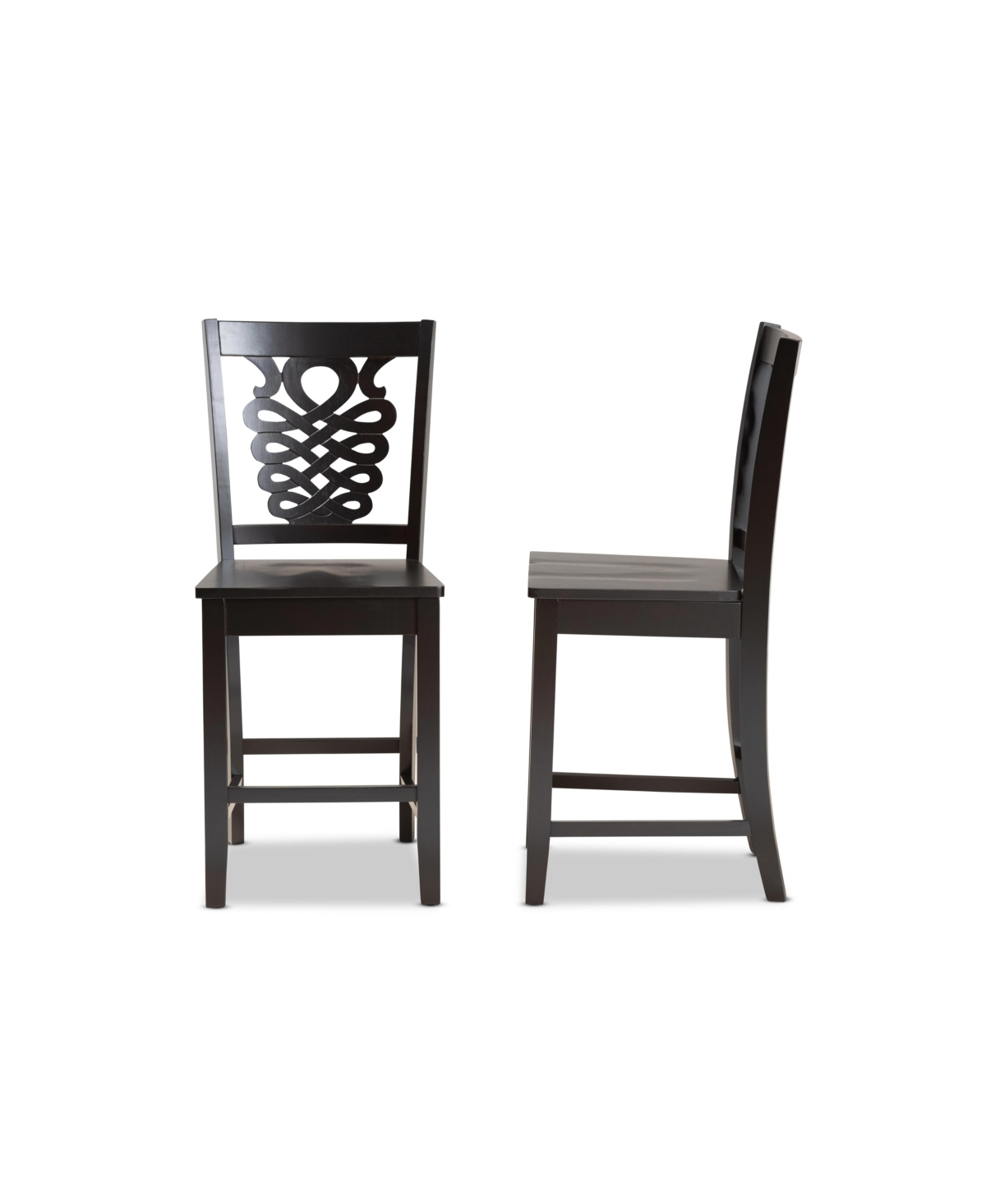 Closeout! Gervais Modern and Contemporary Transitional Wood Counter Stool Set, 2 Piece