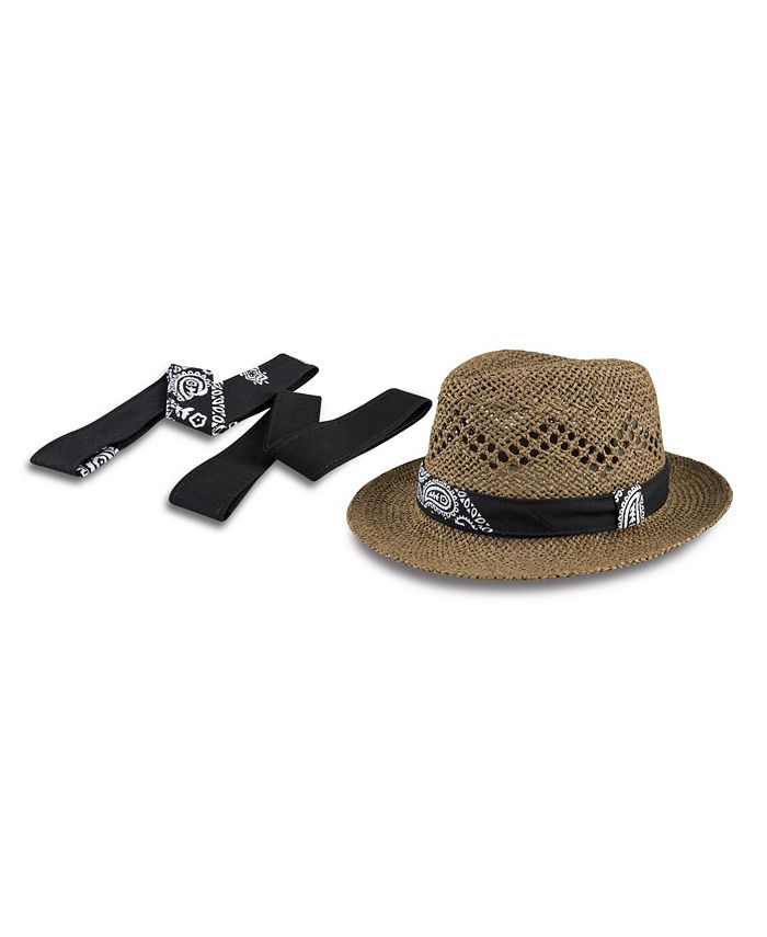 Levi's Men's Packable Open Weave Fedora Hat Macy's