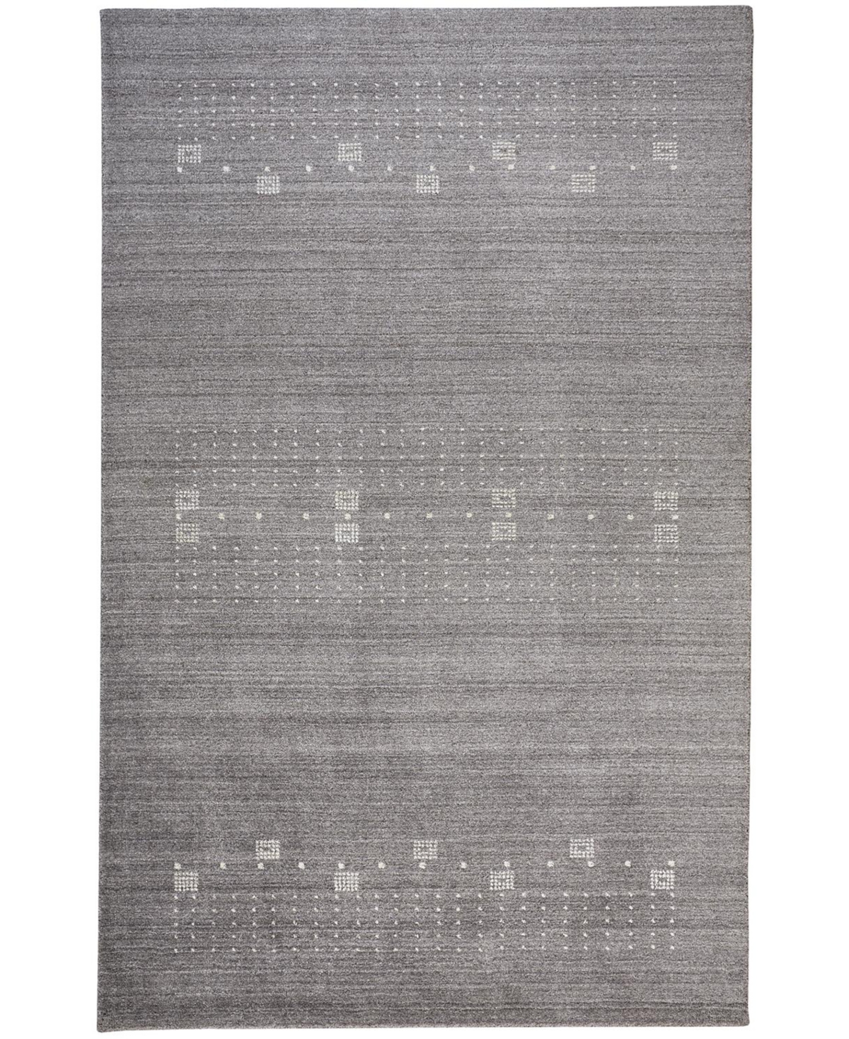 Feizy Ohura OHU6579 7'9in x 9'9in Area Rug - Gray, Ivory