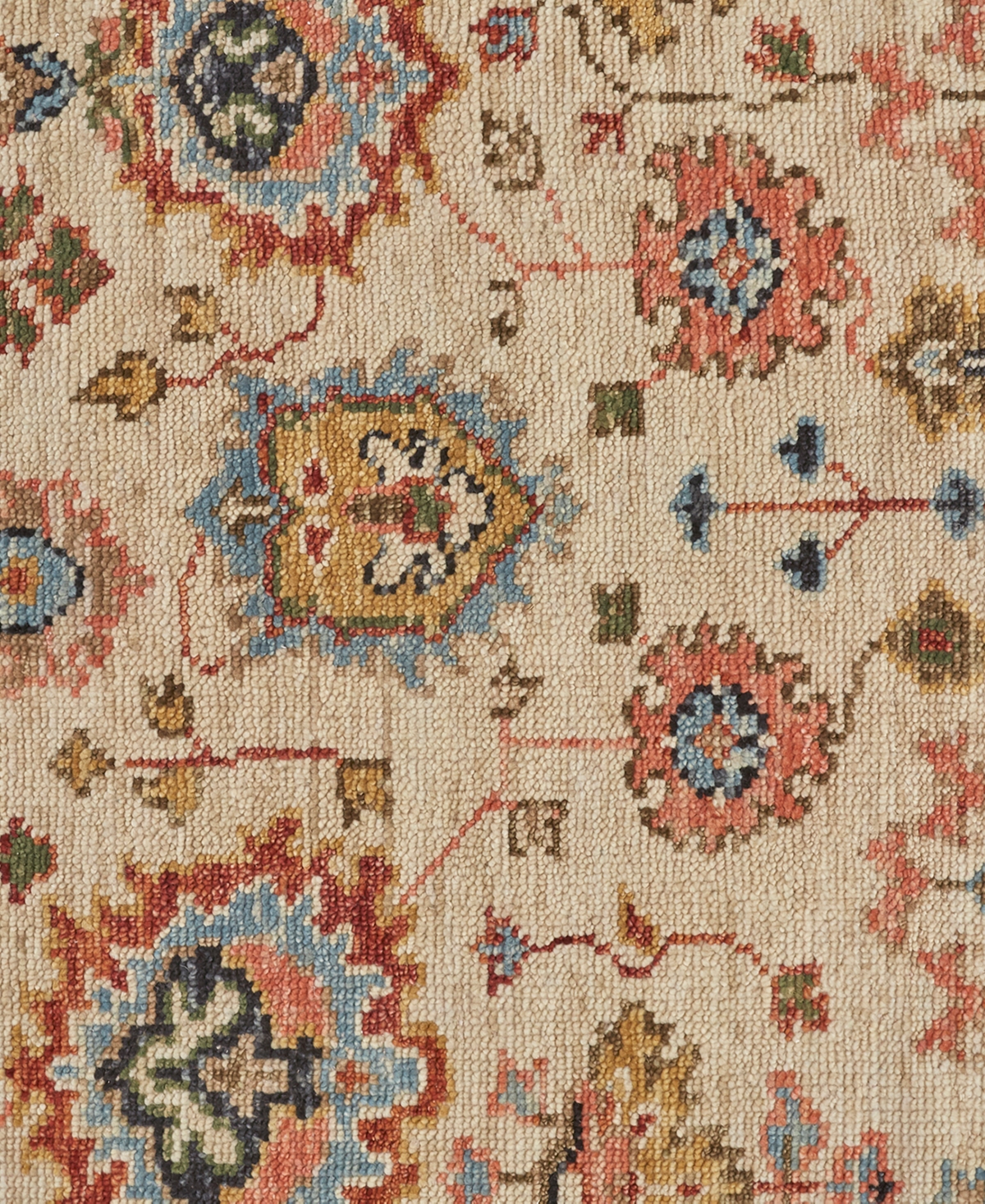 Feizy Carrington R6805 3'6" X 5'6" Area Rug In Beige,rust
