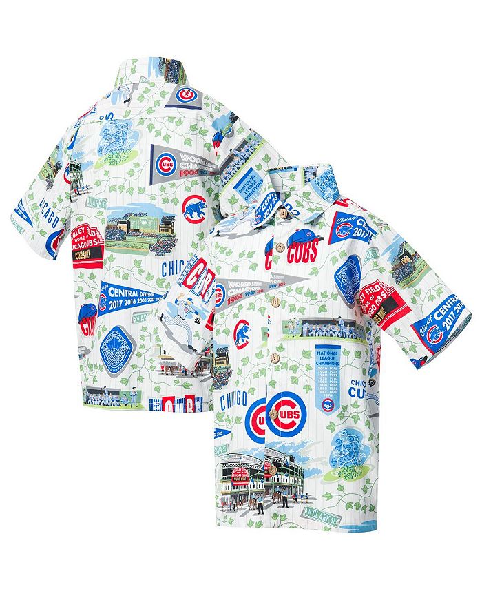 Reyn Spooner Men's White Chicago Cubs Performance Polo Shirt - Macy's