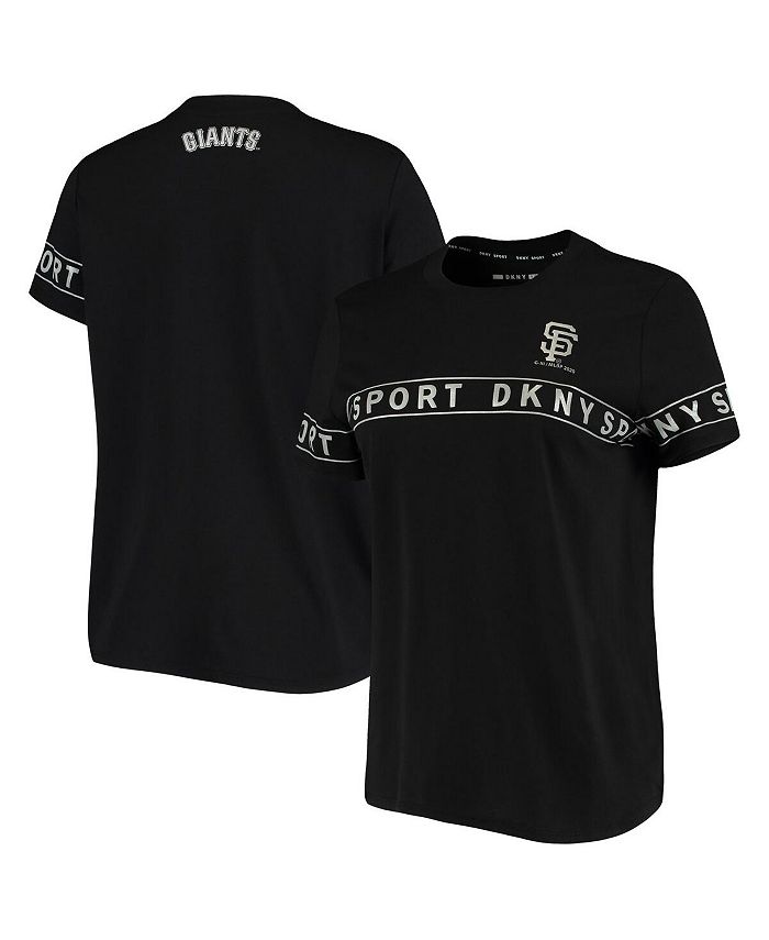 DKNY Women\'s Black San Francisco Giants The Abby Sporty T-shirt - Macy\'s